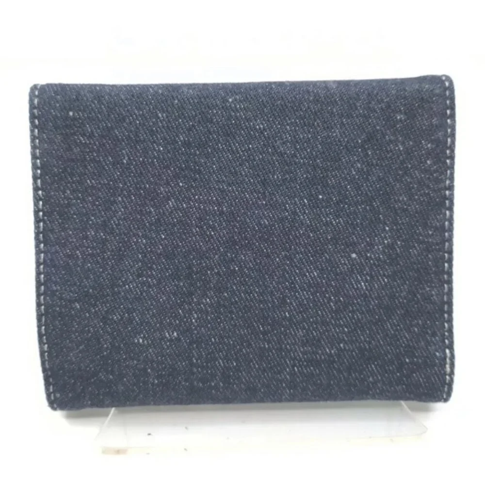 Christian Dior Wallet Blue Denim